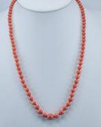Bloedkoraal - 18 karaat - Geel goud - Halsketting -, Antiek en Kunst