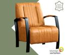 Leren fauteuil Glamour, Huis en Inrichting, Fauteuils, Nieuw, Ophalen of Verzenden, 50 tot 75 cm, Industrieel, Modern, Retro