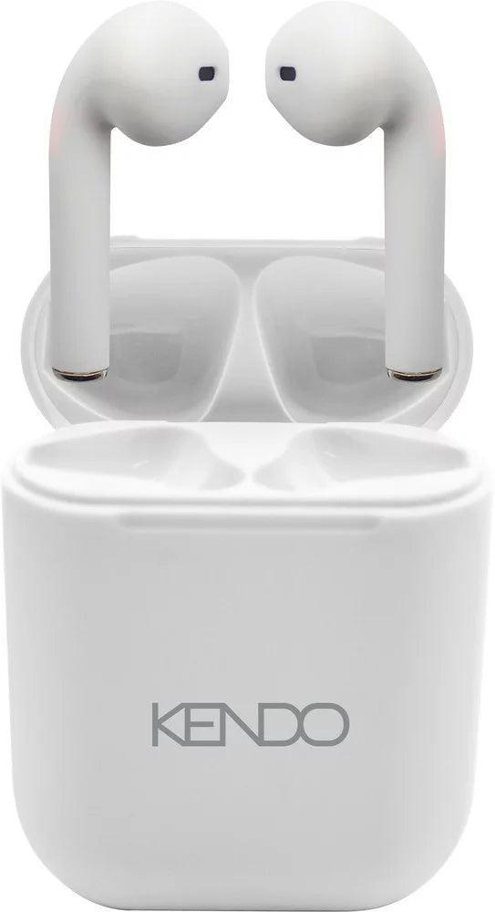 Oortjes draadloos - Bluetooth - USB C - Wit - Kendo, Telecommunicatie, Mobiele telefoons | Oordopjes, Nieuw, Verzenden