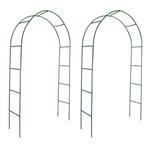 vidaXL Arche de jardin 2 pcs pour plantes grimpantes, Verzenden