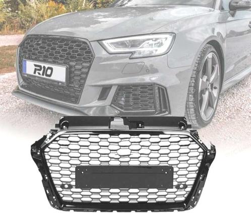 CALANDRE AUDI A3 8V 17-19 LOOK RS3 NOIR BRILLANT, Autos : Pièces & Accessoires, Carrosserie & Tôlerie, Envoi