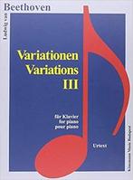 Beethoven, Variationen III, Nieuw, Nederlands, Verzenden