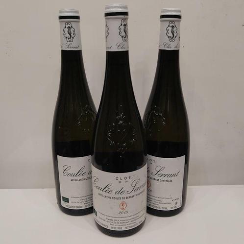 2019 Clos de la Coulée de Serrant - Savennières - 3 Flessen, Verzamelen, Wijnen
