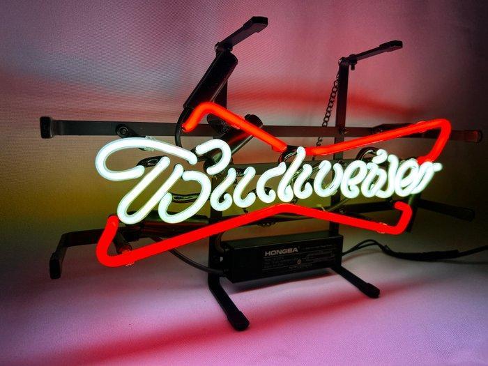 Budweiser-bar neonbord - Budweiser Bar Neon Sign -, Antiek en Kunst, Antiek | Wandborden en Tegels