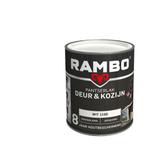 Rambo Pantserlak Deur en Kozijn Wit 1.5L, Doe-het-zelf en Bouw, Verf, Beits en Lak, Verzenden, Nieuw, Wit