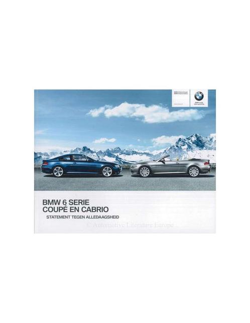 2009 BMW 6 SERIE COUPÉ & CABRIO BROCHURE NEDERLANDS, Livres, Autos | Brochures & Magazines, Enlèvement ou Envoi