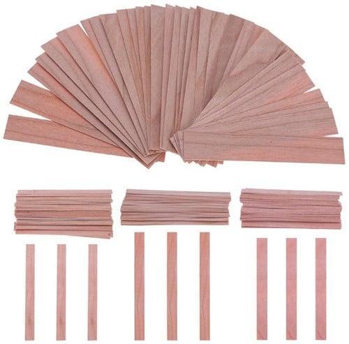 Navulling houten lonten 8 mm x 90 mm 50 stuks, Huis en Inrichting, Woonaccessoires | Kunstplanten en Kunstbloemen, Nieuw