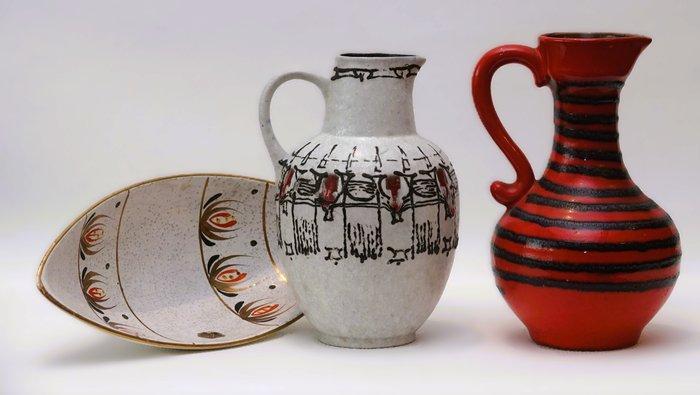 Dümler&Breiden, Strehla, Knödgen -West Germany - Vaas (3) -, Antiek en Kunst, Antiek | Glaswerk en Kristal