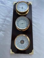 Maritieme objecten - Weersstation barometer, thermometer,, Antiek en Kunst