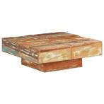 vidaXL Salontafel 80x80x28 cm massief gerecycled hout, Huis en Inrichting, Tafels | Salontafels, Verzenden, Nieuw