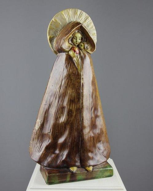 A. Noseda - Beeldje - Maria met kind - 37 cm - Vlaams, Antiek en Kunst, Antiek | Boeken en Manuscripten