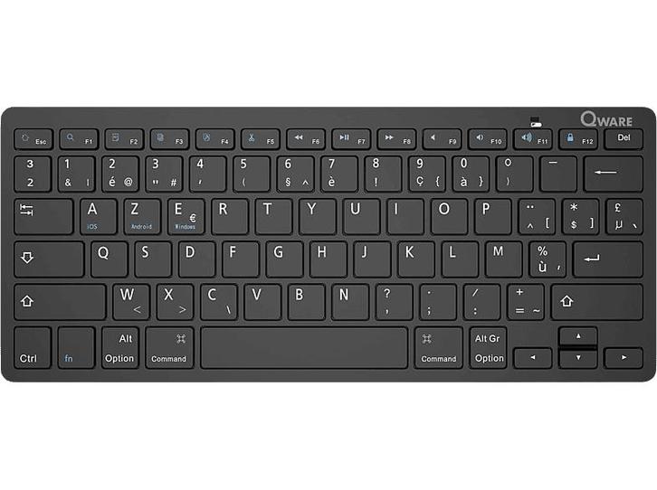 Qware - Draadloos toetsenbord - Azerty - Zwart, Informatique & Logiciels, Claviers, Envoi