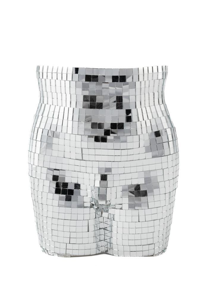 Bloempot Spiegeltjes Vrouw Onderlichaam Zilver Dames Paspop, Hobby en Vrije tijd, Feestartikelen, Nieuw, Ophalen of Verzenden