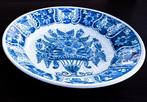 Bol à soupe - Faïence - Bord profond en Delft bleu