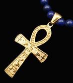 Lapis lazuli - Croix Ankh uit het Egypte van de Faraos: