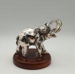Elefante rivestito in argento 925 - Figuur - .925 zilver,, Antiek en Kunst