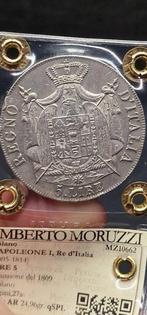 Italie. Napoléon I (1804-1814). 5 Lire 1809