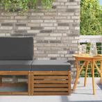 vidaXL Buiten Voetenbank Massief Acacia Hout Naturel, Tuin en Terras, Verzenden, Nieuw