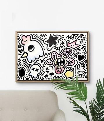 Omhie (1986) - Whimsical Chaos (XL)(Unique work) • Doodle