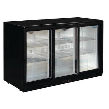 Barkoelkast | 330L | Zwart | +2°C/+8°C | Geventileerd | 3, Verzenden, Nieuw in verpakking