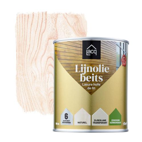 Lacq Lijnolie Beits 0,75L Naturel 0.75L, Doe-het-zelf en Bouw, Verf, Beits en Lak, Nieuw, Verzenden