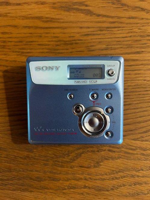 Sony - MZ-N505 Bleu Lecteur-enregistreur de MiniDiscs, Audio, Tv en Foto, Radio's
