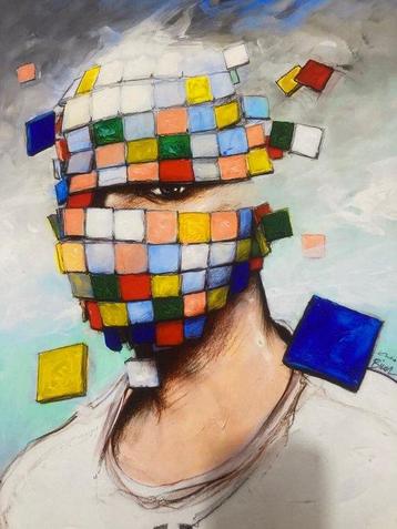 Enki Bilal (1951) & Invader (1969) - Portrait Invader par