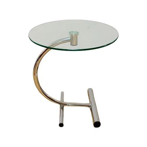 Vintage Buizen Frame Tafeltje Bauhaus Stijl Glazen Tafeltje, Huis en Inrichting, Tafels | Bijzettafels, Verzenden
