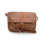 Gucci - Vintage Beige Leather Flap Crossbody Messenger Bag -