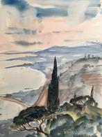 Jean-Eugène Bersier (1895-1978) - Taormine, lEtna -