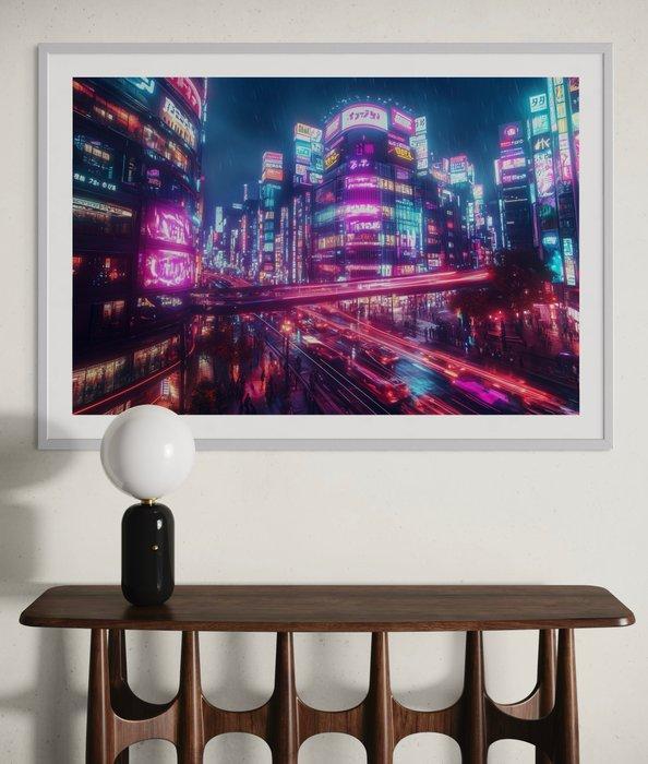 Rudy barret - Osaka Lights 1/1 - XL, Antiek en Kunst, Kunst | Designobjecten
