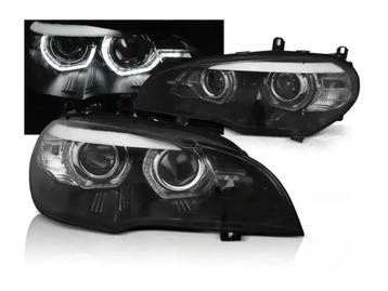 Xenon koplampen AngelEyes DRL Black geschikt voor BMW X5 E70, Auto-onderdelen, Verzenden, Nieuw, BMW
