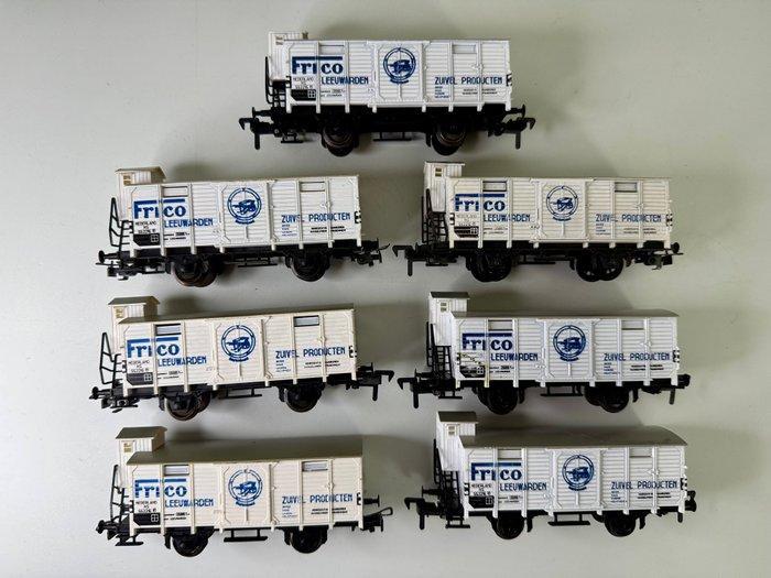 Piko H0 - 6450 - Modeltrein goederenwagon (7) - 7x Frico, Hobby en Vrije tijd, Modeltreinen | H0