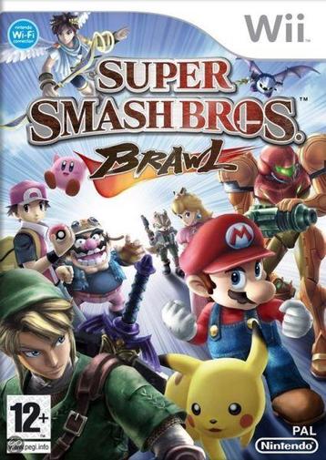 Super Smash Bros. Brawl-Standaard (Wii) Gebruikt, Ophalen of Verzenden