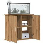 vidaXL Aquariumstandaard 81x36x73cm bewerkt hout artisanaal, Dieren en Toebehoren, Verzenden, Nieuw