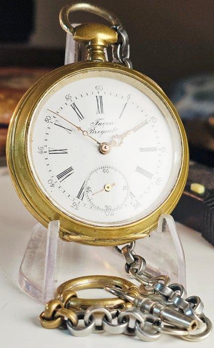 facon Breguet - Ancre 15 rubis - 225607 - 1850-1900, Handtassen en Accessoires, Horloges | Heren