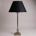Tafellamp - Lang elegant en chique - Metaal, Textiel