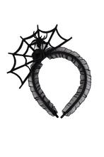Haarband Spinnenweb Zwart Spinnen Web Diadeem Halloween Grie, Ophalen of Verzenden