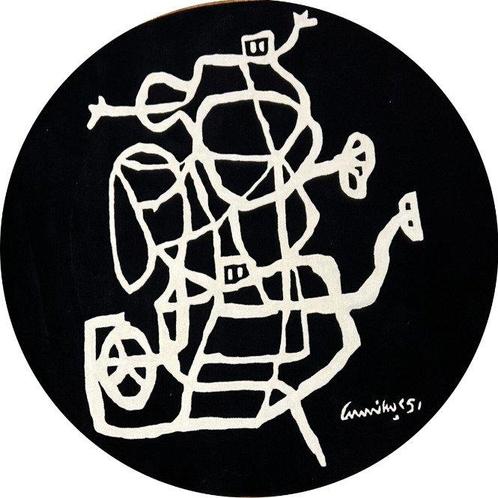 Corneille (1922-2010) - Cobra 1951 (fond noir), Antiek en Kunst, Antiek | Overige Antiek