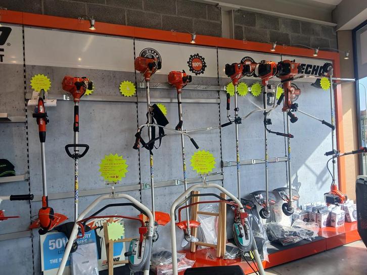 Nu 20% korting Bosmaaiers ECHO MADE in JAPAN 5JAAR GARANTIE, Tuin en Terras, Bosmaaiers, 30 tot 50 cm, Benzine, Nieuw, Ophalen of Verzenden