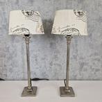 Lampe de table buffet (2) - Laiton nickelé - Lampe de buffet