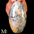 Heilige Lingam in dendrietopaal - Hoogte: 120 mm - Breedte: