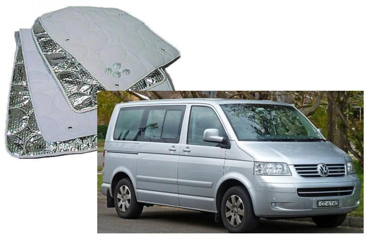 Raamisolatie Volkswagen T5 voorzijde 3 delige set, Caravans en Kamperen, Mobilhome-accessoires, Nieuw, Verzenden