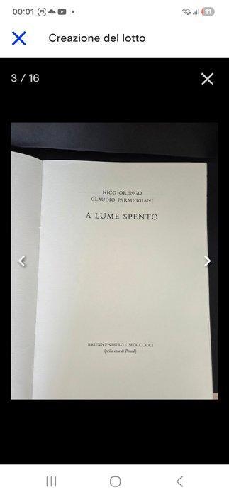 Nico Orengo / Claudio Parmiggiani - A lume spento -, Antiek en Kunst, Antiek | Boeken en Manuscripten