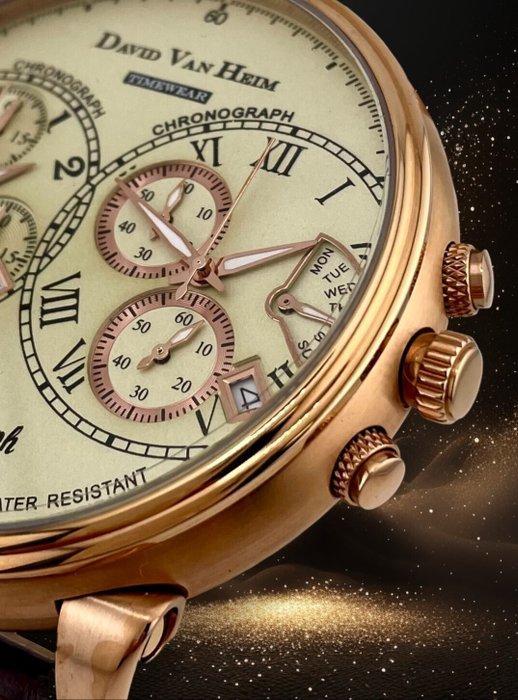 DAVID VAN HEIM - Dual Time Chronographe - Zonder, Bijoux, Sacs & Beauté, Montres | Hommes
