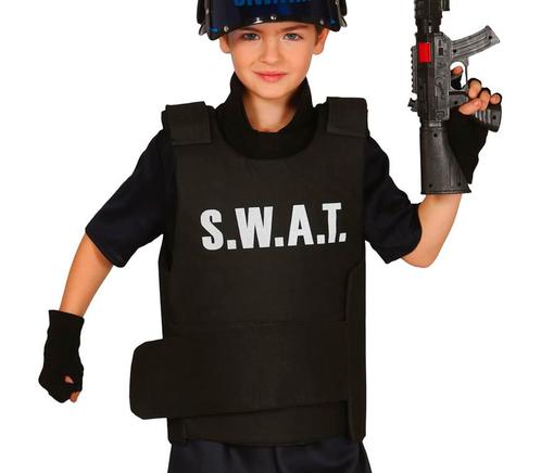 S.W.A.T Vest Kind 7/12 jaar, Enfants & Bébés, Costumes de carnaval & Déguisements, Envoi