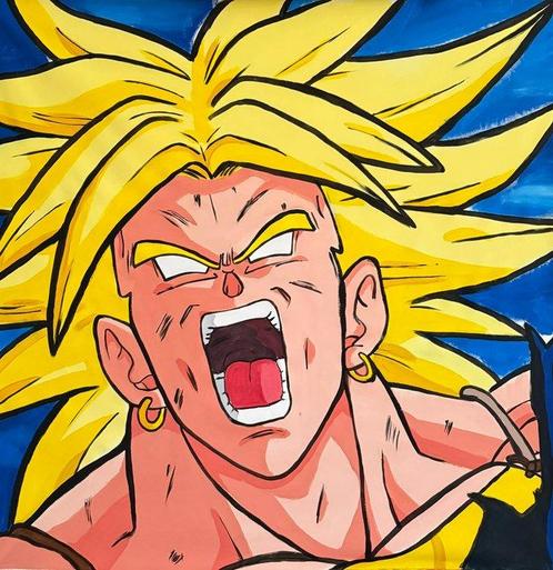 Banakkan - Broly - Dragon Ball Z - Anime #15 XL, Antiek en Kunst, Kunst | Schilderijen | Modern