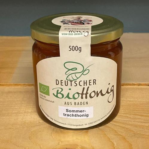 BIO-Honing Rauw - Zomer (Sommertracht) Zwarte Woud (500 gr.), Sport en Fitness, Gezondheidsproducten en Wellness, Ophalen of Verzenden