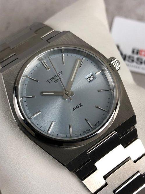 Tissot - PRX Blue - Sans Prix de Réserve -, Handtassen en Accessoires, Horloges | Heren
