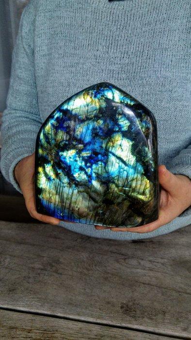 labradoriet Heldere zilveren gouden - blauwe kleuren -, Antiek en Kunst, Curiosa en Brocante